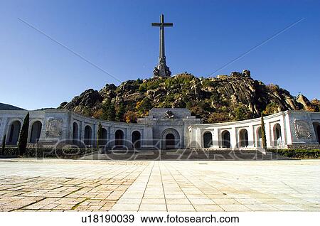 Stock Photo - Spanish monument Madrid cross. Fotosearch