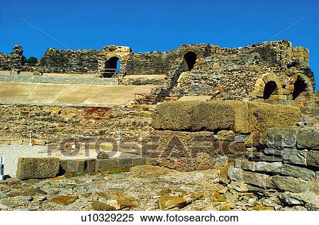 Stock Photography - Spanish theater ruins. Fotosearch