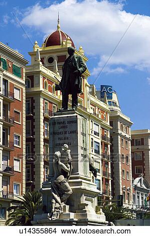 Picture - Spain, Andalucia, Andalusia, Malaga, Town, City, Street. Fotosearch