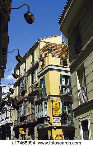 Spain, Andalucia, Andalusia, Malaga, City, Town, Building View Large Photo Image Picture - Spain, Andalucia, Andalusia, Malaga, City, Town, Building. Fotosearch