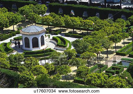 Picture - Spain, Andalucia, Andalusia, Malaga, City, Town, Gardens. Fotosearch