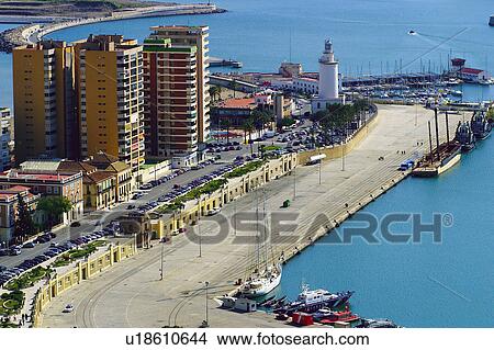 Picture - Spain, Andalucia, Andalusia, Malaga, City, Town, Building. Fotosearch