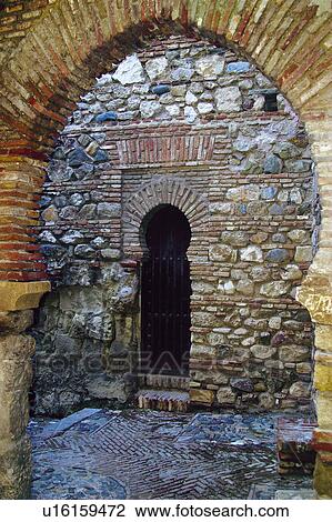 Spain, Andalucia, Andalusia, Malaga, Architecture, Citadel, Fortress View Large Photo Image Stock Image - Spain, Andalucia, Andalusia, Malaga, Architecture, Citadel, Fortress. Fotosearch