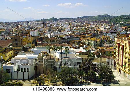 Spain, Andalucia, Andalusia, Malaga, City, Town, Building View Large Photo Image Stock Image - Spain, Andalucia, Andalusia, Malaga, City, Town, Building. Fotosearch