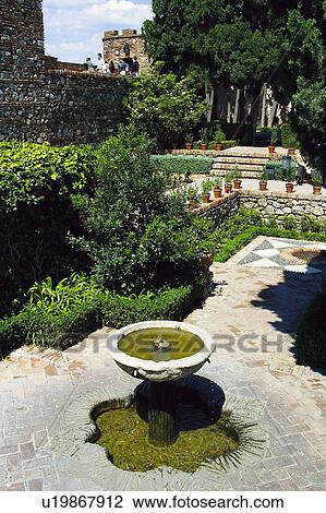 Spain, Andalucia, Andalusia, Malaga, City, Town, Gardens View Large Photo Image Stock Image - Spain, Andalucia, Andalusia, Malaga, City, Town, Gardens. Fotosearch
