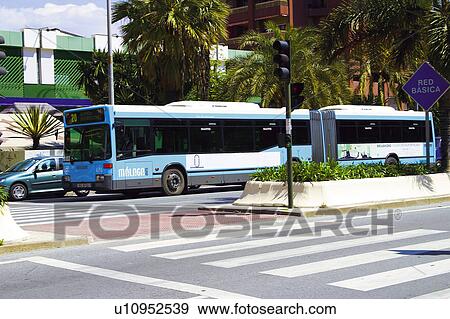 Stock Photo - Spain, Andalucia, Andalusia, Malaga, Town, City, Street. Fotosearch