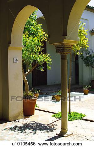 Spain, Andalucia, Andalusia, Malaga, Architecture, Garden, Citadel View Large Photo Image Stock Photograph - Spain, Andalucia, Andalusia, Malaga, Architecture, Garden, Citadel. Fotosearch