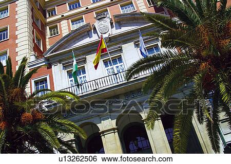 Spain, Andalucia, Andalusia, Malaga, City, Town, Street View Large Photo Image Stock Photograph - Spain, Andalucia, Andalusia, Malaga, City, Town, Street. Fotosearch