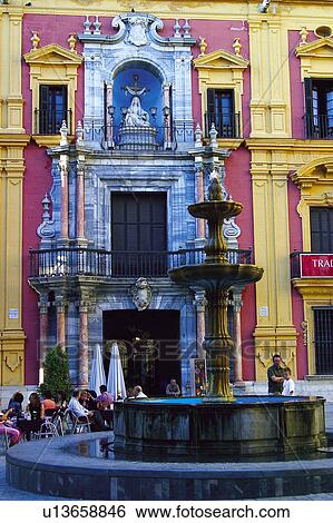 Spain, Andalucia, Andalusia, Malaga, City, Town, Architecture View Large Photo Image Stock Photograph - Spain, Andalucia, Andalusia, Malaga, City, Town, Architecture. Fotosearch