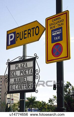 Spain, Andalucia, Andalusia, Malaga, City, Town, Street View Large Photo Image Stock Photograph - Spain, Andalucia, Andalusia, Malaga, City, Town, Street. Fotosearch