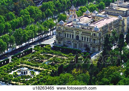 Spain, Andalucia, Andalusia, Malaga, City, Town, Building View Large Photo Image Stock Photography - Spain, Andalucia, Andalusia, Malaga, City, Town, Building. Fotosearch