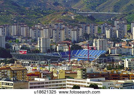 Spain, Andalucia, Andalusia, Malaga, City, Town, Building View Large Photo Image Stock Photography - Spain, Andalucia, Andalusia, Malaga, City, Town, Building. Fotosearch