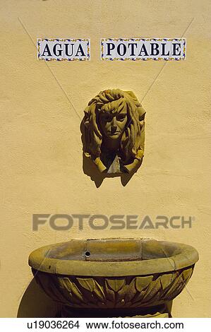 Picture - Spain, Andalusia, Andalucia, Costa del sol, Mijas, Architectural, Detail. Fotosearch