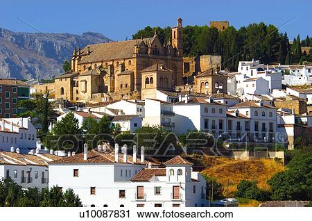 Stock Image - Spain, Andalusia, Andalucia, Costa del sol, Antequera, Building, Buildings. Fotosearch