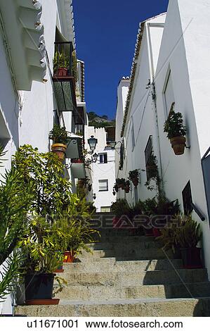 Spain, Andalusia, Andalucia, Costa del sol, Mijas, Village, House View Large Photo Image Stock Image - Spain, Andalusia, Andalucia, Costa del sol, Mijas, Village, House. Fotosearch