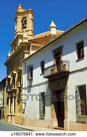 Stock Image - Spain, Andalusia, Andalucia, Costa del sol, Antequera, Building, Buildings. Fotosearch