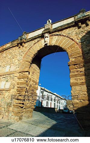 Stock Image - Spain, Andalusia, Andalucia, Costa del sol, Antequera, Architecture, Architectural details. Fotosearch