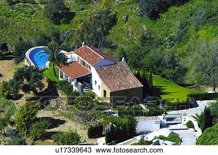 Spain, Andalusia, Andalucia, Costa del sol, Mijas, Landscape, Village View Large Photo Image Stock Image - Spain, Andalusia, Andalucia, Costa del sol, Mijas, Landscape, Village. Fotosearch