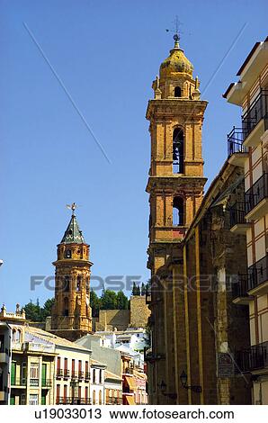 Stock Image - Spain, Andalusia, Andalucia, Costa del sol, Antequera, Architecture, Art. Fotosearch