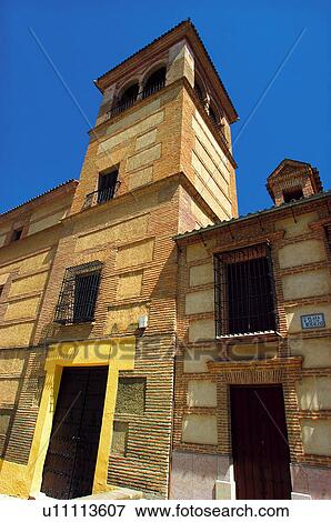 Stock Photo - Spain, Andalusia, Andalucia, Costa del sol, Antequera, Building, Facade. Fotosearch