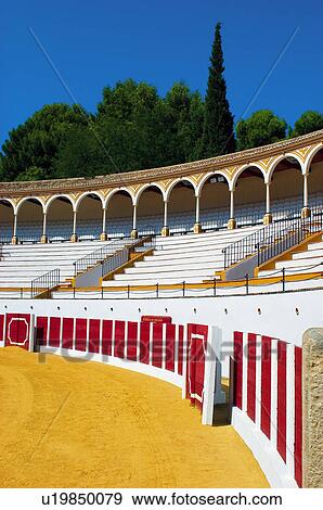 Stock Photo - Spain, Andalusia, Andalucia, Costa del sol, Antequera, Bullring, Plaza de toros. Fotosearch