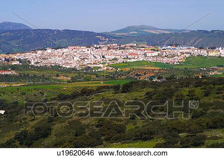 Stock Photograph - Spain, Andalusia, Andalucia, Costa del sol, Ronda, Landscape, Nature. Fotosearch