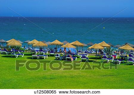 Spain, Andalusia, Andalucia, Costa del sol, Marbella, Beach, Sea View Large Photo Image Stock Photography - Spain, Andalusia, Andalucia, Costa del sol, Marbella, Beach, Sea. Fotosearch