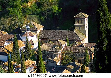 Stock Photo - Rooftops in Spain. Fotosearch