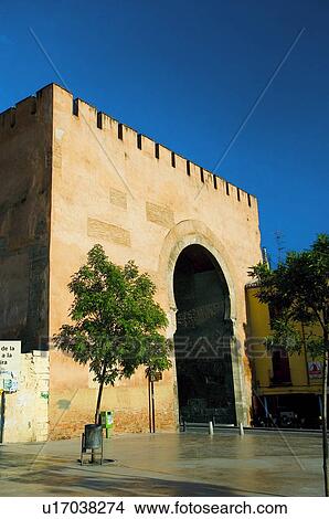 Picture - Spain, Andalusia, Andalucia, Granada, Architecture, Tower, Arch. Fotosearch