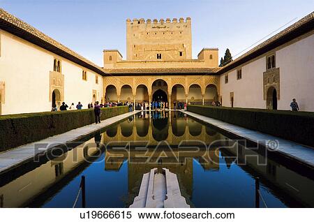 Stock Photography - Spain, Andalusia, Andalucia, Granada, Palace, Architecture, Art. Fotosearch