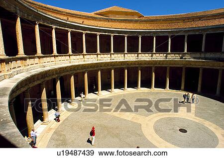 Stock Photo - Spanish palace and architecture. Fotosearch