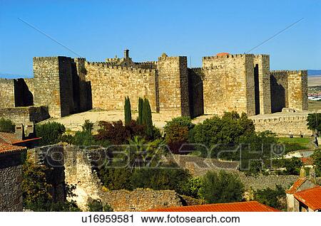 Spain architecture castle wall View Large Photo Image Stock Image - Spain architecture castle wall. Fotosearch