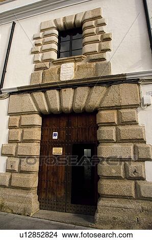 Spain, Extremadura, Badajoz, Merida, Architecture, Door, Entrance View Large Photo Image Picture - Spain, Extremadura, Badajoz, Merida, Architecture, Door, Entrance. Fotosearch