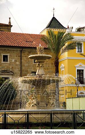 Stock Photography - Spain, Extremadura, Badajoz, Merida, Architecture, Building, Buildings. Fotosearch