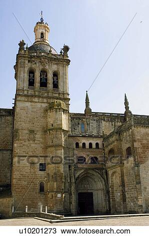 Spain, Extremadura, Caceres, Coria, Architecture, Art, Cathedral View Large Photo Image Stock Image - Spain, Extremadura, Caceres, Coria, Architecture, Art, Cathedral. Fotosearch