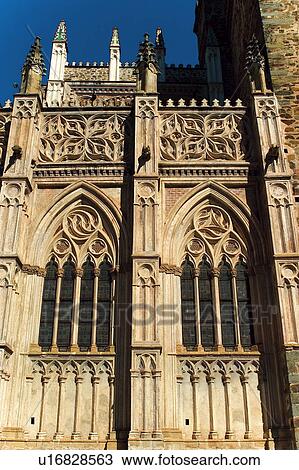 Spain, Extremadura, Caceres, Guadalupe, Building, Cathedral, Architecture View Large Photo Image Stock Image - Spain, Extremadura, Caceres, Guadalupe, Building, Cathedral, Architecture. Fotosearch