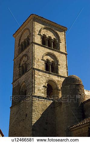 Spain, Extremadura, Caceres, Trujillo, Architecture, Tower, Arch View Large Photo Image Stock Image - Spain, Extremadura, Caceres, Trujillo, Architecture, Tower, Arch. Fotosearch