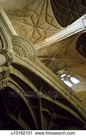 Stock Image - Spain, Extremadura, Caceres, Trujillo, Architecture, Art, Church. Fotosearch