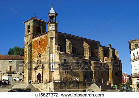 Spain, Extremadura, Caceres, Trujillo, Architecture, Art, Tower View Large Photo Image Stock Image - Spain, Extremadura, Caceres, Trujillo, Architecture, Art, Tower. Fotosearch
