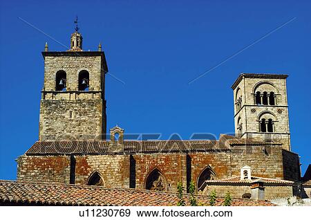 Spain, Extremadura, Caceres, Trujillo, Architecture, Art, Tower View Large Photo Image Stock Photo - Spain, Extremadura, Caceres, Trujillo, Architecture, Art, Tower. Fotosearch