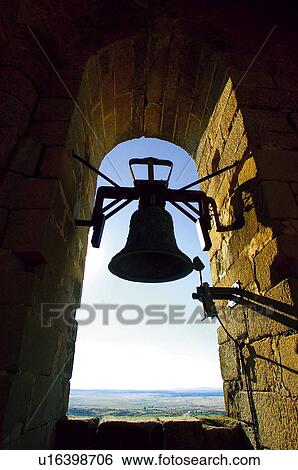 Stock Photograph - Spain, Extremadura, Caceres, Trujillo, Architecture, Interior, Tower. Fotosearch