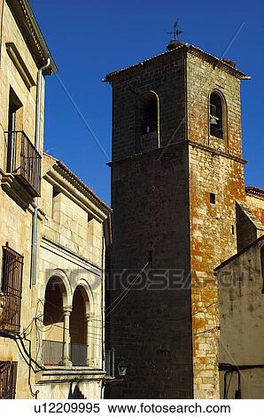 Spain, Extremadura, Caceres, Trujillo, Architecture, Art, Building View Large Photo Image Stock Photography - Spain, Extremadura, Caceres, Trujillo, Architecture, Art, Building. Fotosearch