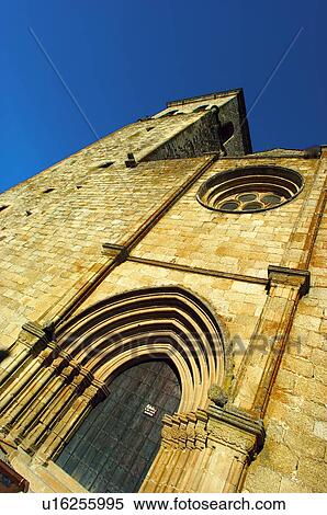 Stock Photography - Spain, Extremadura, Caceres, Trujillo, Architecture, Art, Tower. Fotosearch