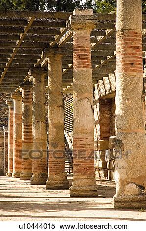 Spain, Extremadura, Merida, Badajoz, Theatre, Theater, Roman theatre View Large Photo Image Stock Photography - Spain, Extremadura, Merida, Badajoz, Theatre, Theater, Roman theatre. Fotosearch