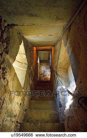 Stock Photograph - Spain interior stairs. Fotosearch