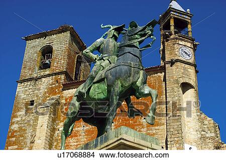 Picture - Spain Trujillo architecture. Fotosearch