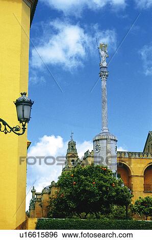 Stock Photograph - Spain, Andalucia, Andalusia, Cordoba, Outside, City, Town. Fotosearch