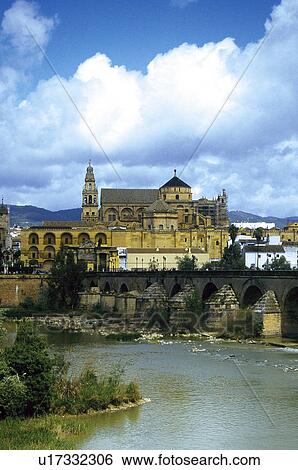 Stock Photograph - Spain, Andalucia, Andalusia, Cordoba, City, Town, Cathedral. Fotosearch