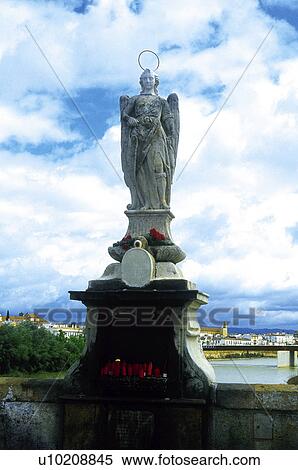 Stock Photography - Spain, Andalucia, Andalusia, Cordoba, Outside, Statue, Monument. Fotosearch