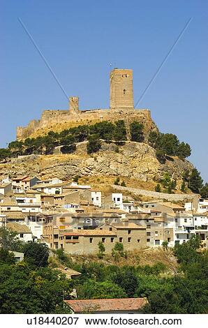 Spain, Alicante, Biar, Houses, Village, City, Mountain View Large Photo Image Stock Photo - Spain, Alicante, Biar, Houses, Village, City, Mountain. Fotosearch